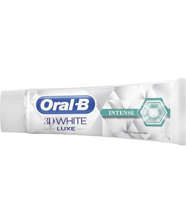 Oral-B 3DWhite Luxury Intense Whitening Toothpaste Removes Stains Strengthens Enamel 75 ml - Buy Online on GoSupps.com