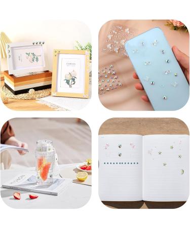 Buy 4 Sheets of Self-Adhesive Face Gems - Acrylic Crystal Rhinestones for Halloween & Festival Nail Art | 7 Unique Styles | International Shipping - Buy Online on GoSupps.com