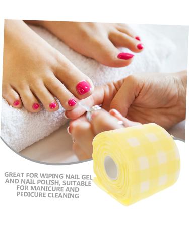 MAGICLULU 4 Rolls Beauty Salon U-Shaped Pillow Absorbent Nail Polish Remover Lash Glue Remover Clean Wipes Nail Clean Wipe Cotton Wipe Ribbon for Pure Cotton Neck Guard Tool - Buy Online on GoSupps.com