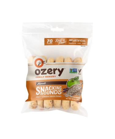 Ozery Bakery Museli Snacking Rounds, 12 Buns, 10.6 Ounce (Pack of 6) Muesli 10.6 Ounce (Pack of 6)