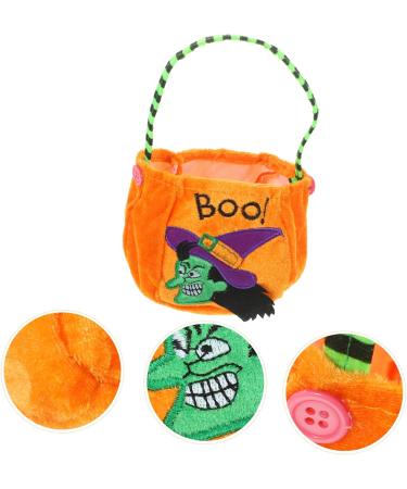 Zerodeko Halloween Bag The Decor Halloween Candy Bags Pouch Child Portable Candy Bowl 22x10x10CM Orange - Buy Online on GoSupps.com