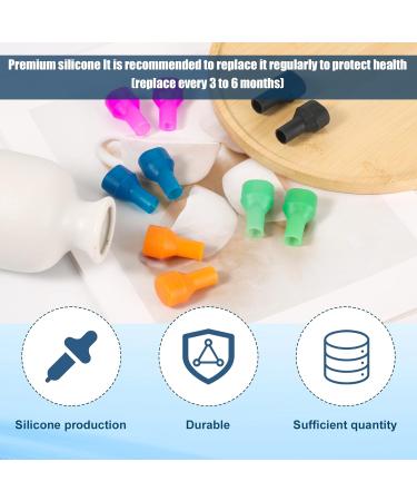 10-Piece Multi-Colored Bite Valve Replacement for Camelbak | Hydration Bladder Dust Protection - Buy Online on GoSupps.com