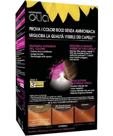 Garnier Olia permanent colouring and bleaching 7.4 Rame Intenso - Buy Online on GoSupps.com