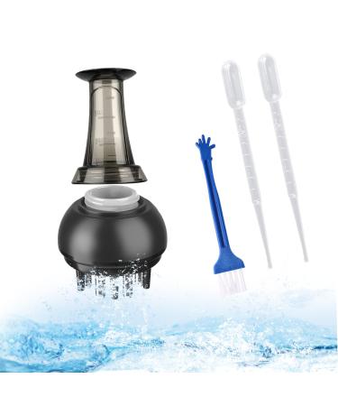 Rickmask scalp massage brush head massage device 6ml scale massage brush massage brush hair 2 in 1 hair scalp applicator for hair treatment medicine essential oil serum - Buy Online on GoSupps.com