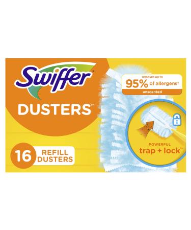 Swiffer Dusters Multi-Surface Duster Refills for Cleaning Unscented 16 Count Unscented 16 count (Pack of 1)