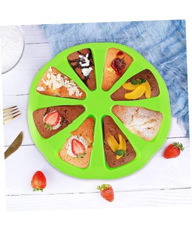 OUNONA 2pcs 8 Divider Baking Pan Cake Stencils Portion Cake Molds Silicone Shapes Cavity Cake Pan Cupcake Baking Mold Cake Molds Chocolate High Temperature Resistance Silica Gel - Buy Online on GoSupps.com