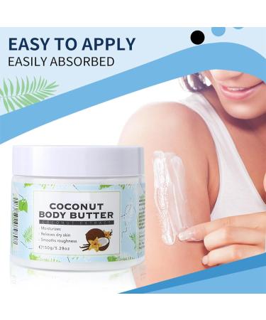 TUOSHITONG Body Lotion - Coconut Oil Formula Moisturizing Cream for Dry Skin Deeply Moisturizes Softens Skin Coconut Oil for Face Hands Feet Suitable for All Skin Types 5.29 oz - Buy Online on GoSupps.com