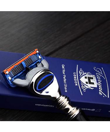 Haryali London Black Powder Coated Razor Plane | Men's Beard & Mustache Safety Razor for a Perfect Shave - International Shipping Available - Buy Online on GoSupps.com