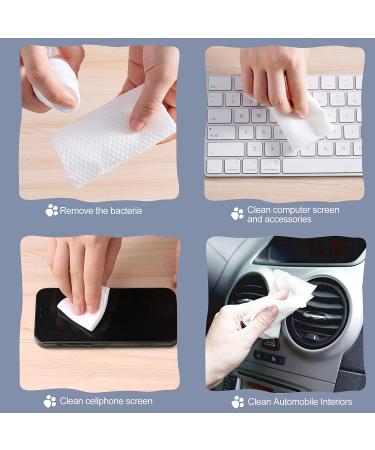 Disposable Cotton Face Towels for Cleansing and Skincare - Pack of 100 - Buy Online on GoSupps.com