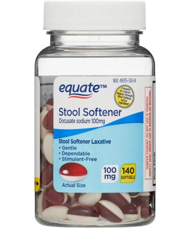 Stool Softener Laxative Softgels 100mg (140 SoftGels) with Luall Sticker - Buy Now! - Buy Online on GoSupps.com