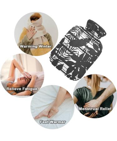 Buy Naanle Palm Leaves Flower Hot Water Bottle | 1L Transparent Heat Therapy for Pain Relief | Ideal Hand & Foot Warmer - International Shipping - Buy Online on GoSupps.com