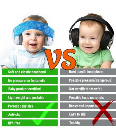 Waldspring Baby Headphones - Noise Protection for Loud Environments | Hearing Protection for Babies | Comfortable & Stylish Blue Design - Buy Online on GoSupps.com