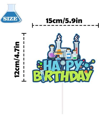 Chemistry Science cake topper - Buy Online on GoSupps.com
