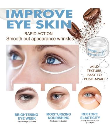 Coffee Extract Eye Cream Caffeine Eye Cream Under Eye Cream with Coffee and Hyaluronic Acid Anti Wrinkle Eye Cream Instant Eye Cream Tightener Eye Cream For Lines and Wrinkles And Dark Circles - Buy Online on GoSupps.com