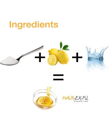 Hair-Ex-Pil Sugar Paste 400g Best Hair Removal for Intimate Areas Ideal for High Temperatures - International Shipping Available - Buy Online on GoSupps.com