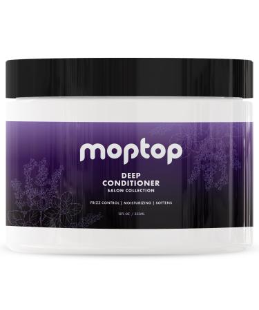 MopTop Salon Deep Conditioner Hair Mask For All Hair Types Hair Repair Cream Intense Hydration For Dry Damaged & Frizzy Curls Paraben Free & Silicone Free