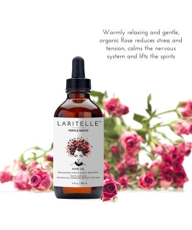 Laritelle Organic Hair Loss Treatment for Men & Women | Fortifying Follicle Fuel | Stop Shedding & Promote New Hair Growth | GMO-Free & Vegan | 4 oz - Buy Online on GoSupps.com