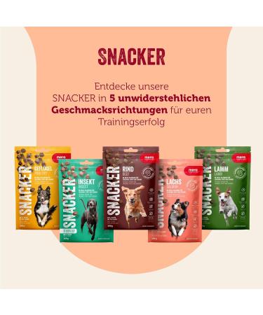 Buy Mera Snacker Insect 200g - Grain-Free Sustainable Dog Training Treats | Hearty Meaty Snacks for All Dogs - Buy Online on GoSupps.com