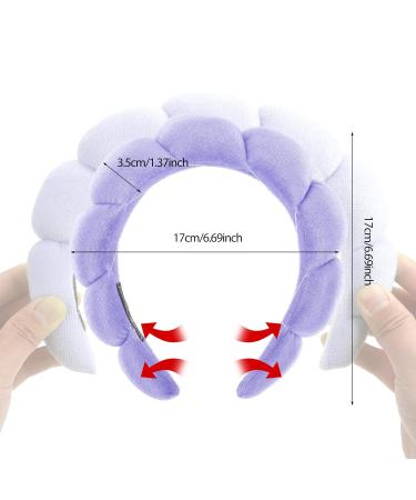 Women's Spa Hairband | Soft Herringbone Makeup & Hair Care Band for Face Washing & Showering - Buy Online on GoSupps.com