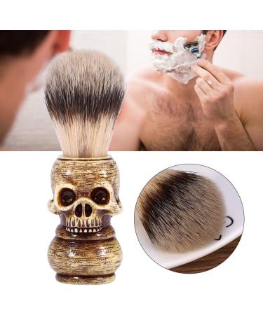 Biuzi Skull Head Shaving Brush | Premium Beard & Wet Shave Brush for Men - Perfect for Salon & Home Use - Buy Online on GoSupps.com