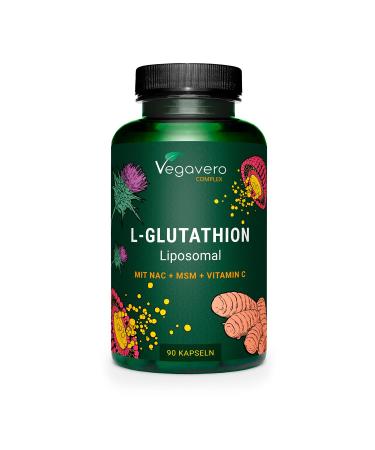GLUTATHION Liposomal & Reduced PureWay - G | With Precursors: NAC Vitamin C MSM Glycine | Antioxidant + Anti Aging + Immu