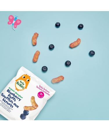 Little Bellies Baby Bellies Organic Blueberry Puffs 12 GR x 9 bags - Buy Online on GoSupps.com