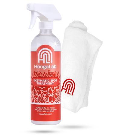 16oz Enzymatic Spot Treatment - Powerful Stain Remover for Tough Messes | Pet Cleaner Elimate Organic Stains Odors and Residues From Carpet Upholstery and Fabrics! (Single)