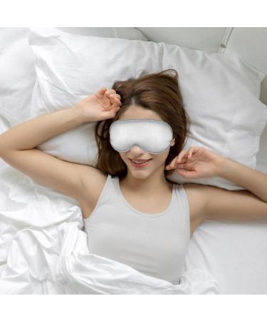 Premium Cooling Sleep Mask | Breathable Eye Covers for Travel & Relaxation - Gray - Buy Online on GoSupps.com