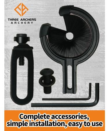 THREE ARCHERS Archery Arrow Rest: Compound & Recurve Bow Hunting Brush Capture - Buy Online on GoSupps.com
