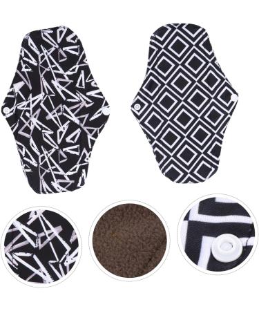 4 Pack Washable Women's Heavy Flow Menstrual Pads | Reusable Breastfeeding Insert & Hygiene Pillow | Eco-Friendly Mama Fabric Underlay - Buy Online on GoSupps.com