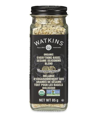 Watkins Gourmet Organic Spice Jar Everything Bagel Sesame Seasoning Blend Non-GMO Kosher 85 g