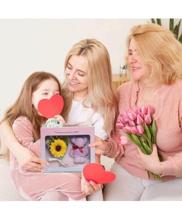 Buy Festival Gift Towel Bear Box Soap Flower Rose Bouquet - Long-Lasting Artificial Decoration for Thanksgiving Anniversary & Valentine's Day - Buy Online on GoSupps.com