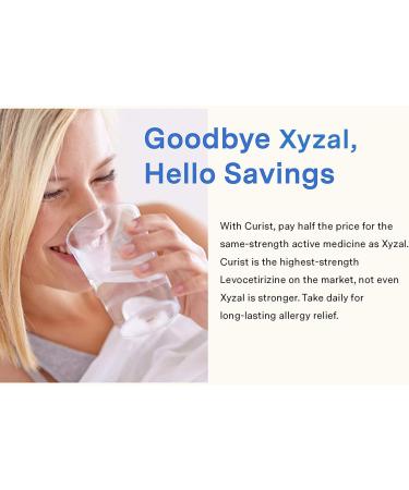 Curist Levocetirizine 5mg (90 Tablets) - 24 Hour Allergy Relief Medicine - Buy Online on GoSupps.com