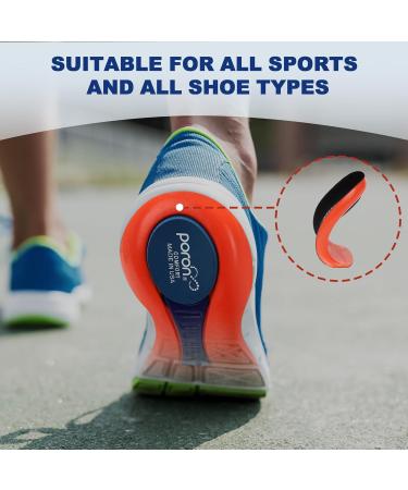 Heel Cups for Heel Pain Relief | Plantar Fasciitis & Heel Spurs Inserts | Arch Support Shoe Inserts for Women/Men | Max Shock Absorption Sizes 6-11.5/4.5-9.5 - Buy Online on GoSupps.com