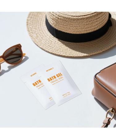 BFZMSLY 30 Pack Travel Size Body Wash Packets Bulk (0.35oz White Tea Scent) Mini Individual Pack TSA Approved Toiletries for Guest Body Wash for Hotels Airbnb Travel & Hospitality - Buy Online on GoSupps.com