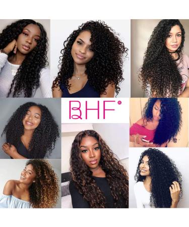 BHF 26 inch Kinky Curly Clip In Hair Extension - 140g Double Weft Full Head Synthetic Hair Extensions for Women - Japanese Heat Resistance Fiber - 7 Pieces (Curly-2) - Buy Online on GoSupps.com