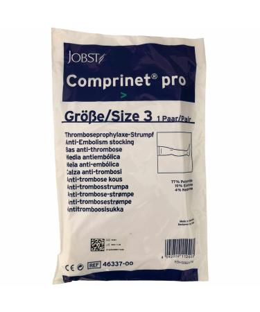 Comprinet Pro Anti-Thrombosis Compression Stockings Thigh-Length - Pack of 6 (Size 3) + Usy Block | International Shipping Available - Buy Online on GoSupps.com