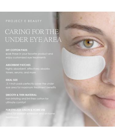 Project E Beauty 1000pcs Disposable DIY Eye Masks | Non-Woven Cosmetic Facial Paper for Spa & Skincare | Perfect for Toner Serum Lotion Application - Buy Online on GoSupps.com