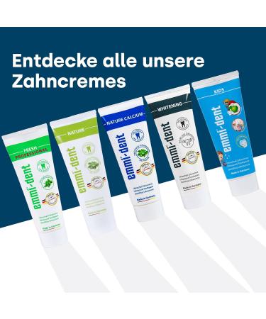 EMMI-DENT Ultrasound Whitening Toothpaste | Gentle Formula for Sensitive Teeth | Vegan Gluten-Free Non-Toxic | 5 Pack (75ml x 5) - Buy Online on GoSupps.com