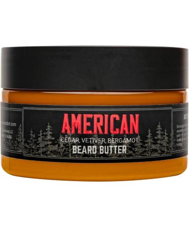 Live Bearded: Beard Butter - American - Leave in Conditioner for Beards - 3 oz. - Moisturize  Style  Condition - All-Natural Ingredients with Shea Butter - Light to Medium Hold - Made in the USA Campfire Fragrance - The ...