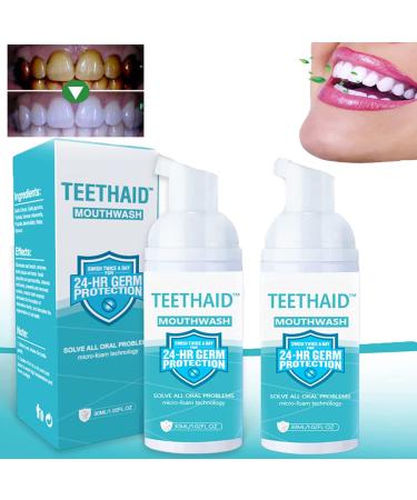Teethaid Mouthwash 24h - 2023 Best Teethaid Mouthwash Teethaid Mundsinung Teethaid Mundsinet Tartar Deforer Teethaid Whitening Foam White Your Teeth Eliminate Bad Breath