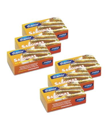 diamir Lot 6x Pickled Sardines - Box 125g