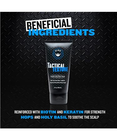 GIBS Grooming Tactical Texture Texturizing Fiber Paste - 3 Fl Oz - Buy Online on GoSupps.com
