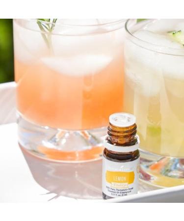 Young Living Lemon Vitality Essential Oil - 100% Pure Food-Grade Citrus Flavor Enhancer for Culinary & Beverage - Antioxidant & Immune Support - 5ml Worldwide Shipping - Buy Online on GoSupps.com