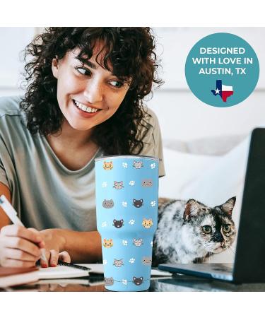 KEDRIAN Cat Mom Tumbler 30oz  Perfect Cat Gifts For Cat Lovers  Cat Cup  Cat Mugs  Cat Lover Gifts For Girls  Cat Lover Gifts For Women  Cat Gifts For Women  Cat Mom Gifts For Women  Cat Water Bottle - Buy Online on GoSupps.com