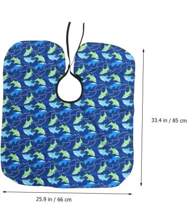 Beatifufu 1pc Haircutting Shawl Polyester Pongee Cloth Haircutting Gown Aprons for Haircutting Cloth Apron Waterproof Apron Kid Apron Small Shark Apron Childrens Apron - Buy Online on GoSupps.com