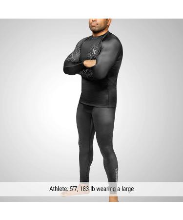 Hayabusa Geo Jiu Jitsu Compression Spats - Large Grey | Top-Quality Performance Gear - Buy Online on GoSupps.com