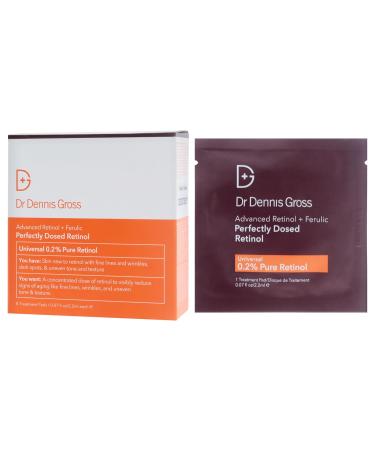 Dr Dennis Gross Advanced Retinol Plus Ferulic Perfectly Dosed Retinol for Women - 8 x 0.07 oz Treatment - Buy Online on GoSupps.com