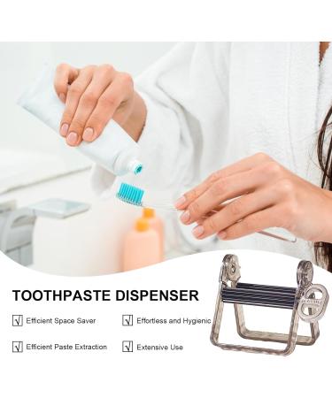 Toothpaste Tube Squeezer - No Drilling Rolling Tube Toothpaste Squeezer | Squeeze Tool with Frosted Handles Strong and Sturdy for Tube Paste - Buy Online on GoSupps.com