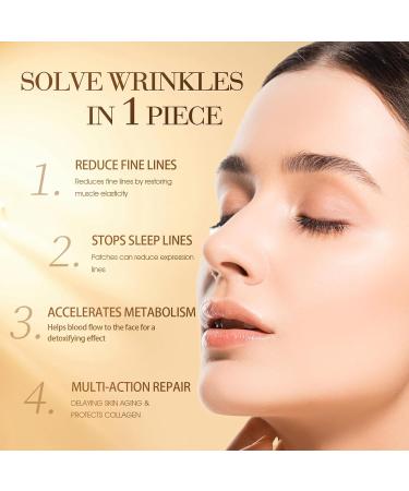 Face Tape for Wrinkles - Overnight Skin Tightening & Lifting Patches | Forehead Smile Lines & Frown Line Treatment - 2 Rolls Kinesiology Tape - Buy Online on GoSupps.com